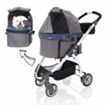 8. ibiyaya Detachable Pet Carrier Stroller